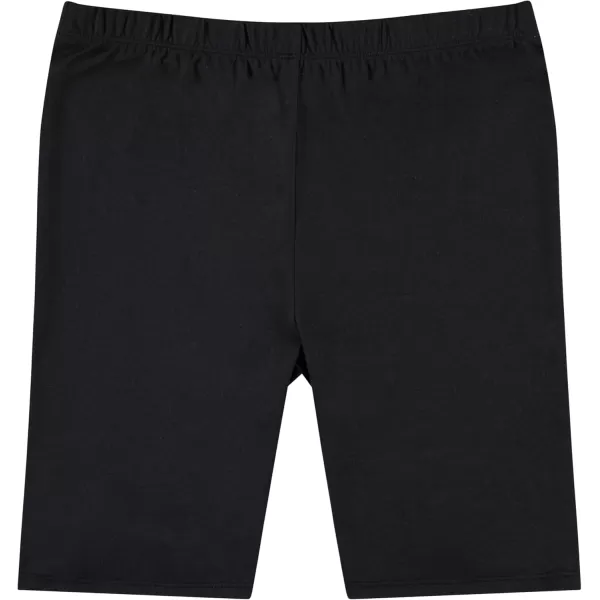 BTween Girls 4 Pack Athletic Bike Shorts, Fashion Short, Workout Clothes for Girls