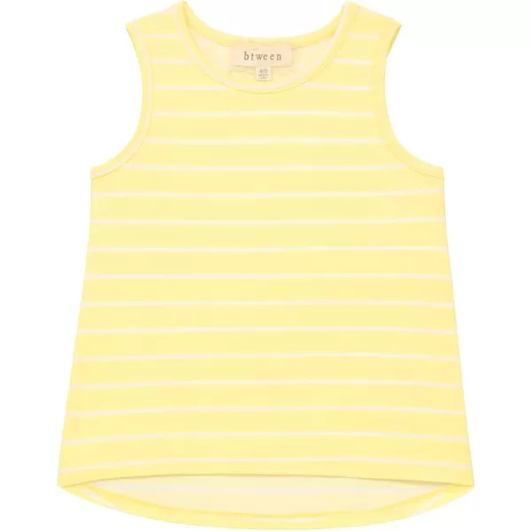 BTween Girls 4 Pack Fashion Summer Tank Top Cotton Blend Clothes Set - Mixed Colors