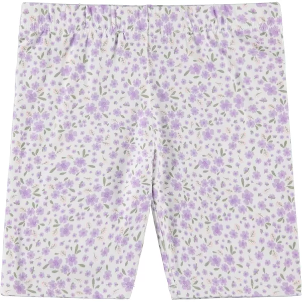 BTween Girls 4 Pack Floral Fashion Summer Clothes Set - Tutu Skirt Tank Top Short Sleeve and Biker Shorts
