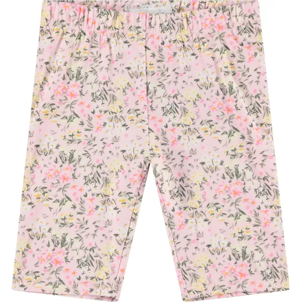 BTween Girls 4 Pack Floral Fashion Summer Clothes Set - Tutu Skirt Tank Top Short Sleeve and Biker Shorts