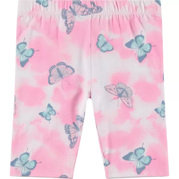 BTween Girls 4 Pack Floral Fashion Summer Clothes Set - Tutu Skirt Tank Top Short Sleeve and Biker Shorts