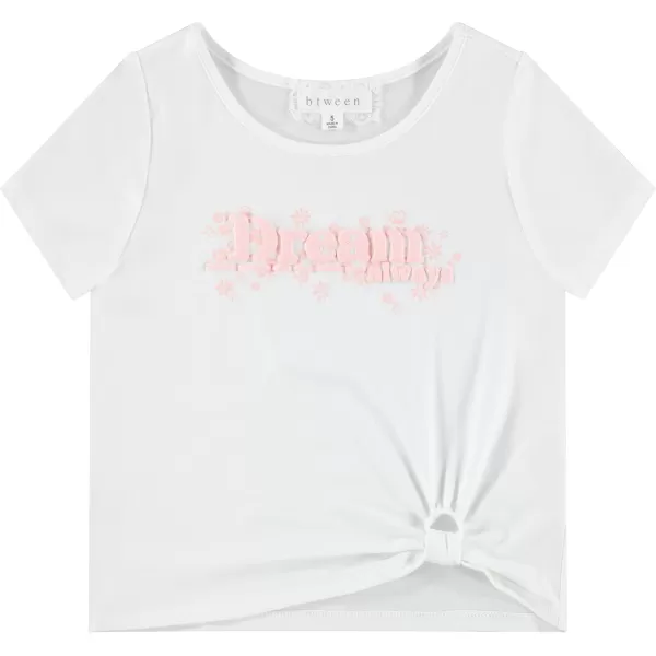 BTween Girls 4 Pack Floral Fashion Summer Clothes Set - Tutu Skirt Tank Top Short Sleeve and Biker Shorts