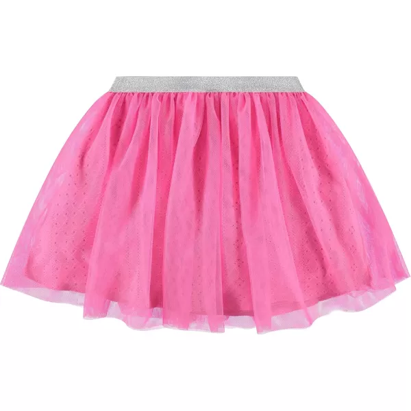 BTween Girls 4 Pack Floral Fashion Summer Clothes Set - Tutu Skirt Tank Top Short Sleeve and Biker Shorts