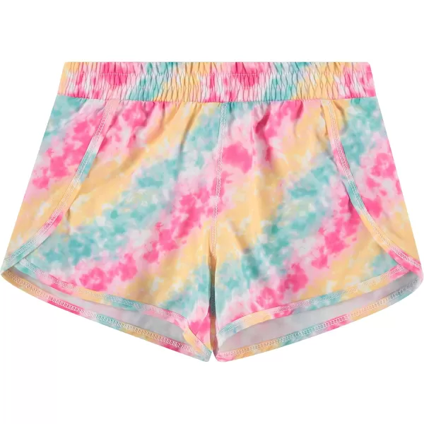 BTween Girls 4-Piece Summer Shorts | Performance Dolphin Shorts | Sports Running Shorts for Kids - Assorted Colors