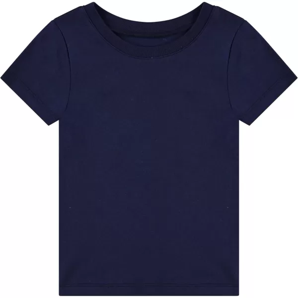 BTween Girls 4-Piece Summer Tops | Fashionable Short Sleeve T-Shirt | Casual Daily Shirt for Kids - Assorted Colors