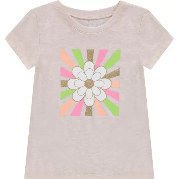 BTween Girls 4-Piece Summer Tops | Fashionable Short Sleeve T-Shirt | Casual Daily Shirt for Kids - Assorted Colors