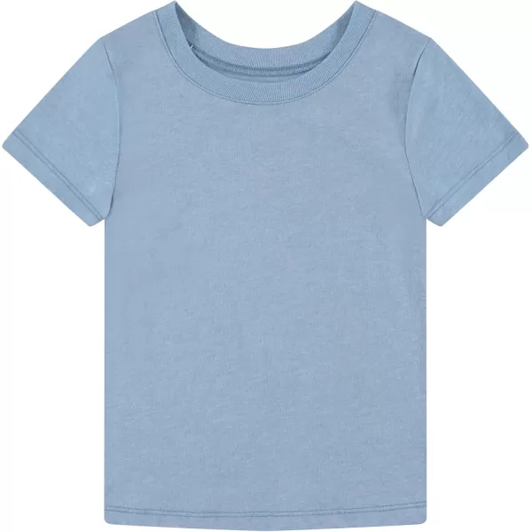 BTween Girls 4-Piece Summer Tops | Fashionable Short Sleeve T-Shirt | Casual Daily Shirt for Kids - Assorted Colors