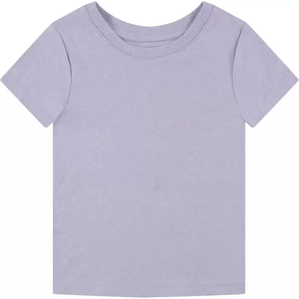 BTween Girls 4-Piece Summer Tops | Fashionable Short Sleeve T-Shirt | Casual Daily Shirt for Kids - Assorted Colors
