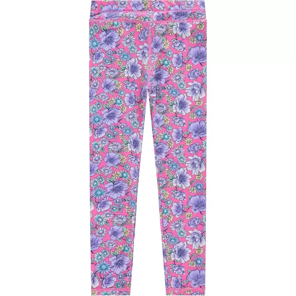 BTween Girls’ 4 pack Leggings Set, Exercise, Sports Tights with Wide Waistband for Girls