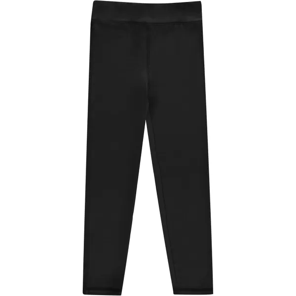 BTween Girls’ 4 pack Leggings Set, Exercise, Sports Tights with Wide Waistband for Girls