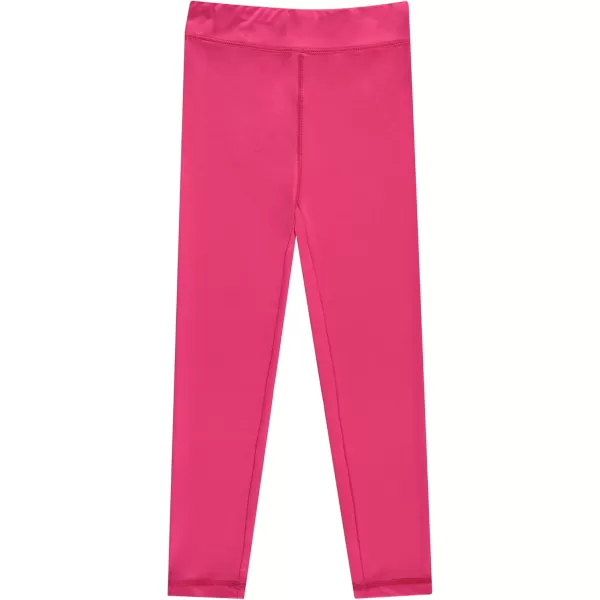 BTween Girls’ 4 pack Leggings Set, Exercise, Sports Tights with Wide Waistband for Girls