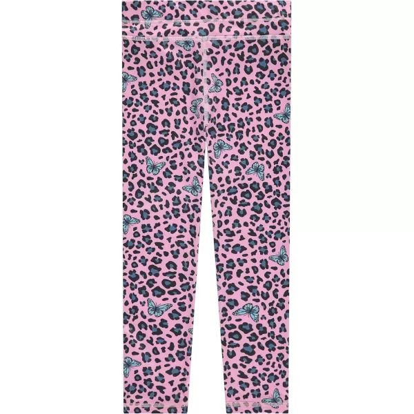 BTween Girls’ 4 pack Leggings Set, Exercise, Sports Tights with Wide Waistband for Girls