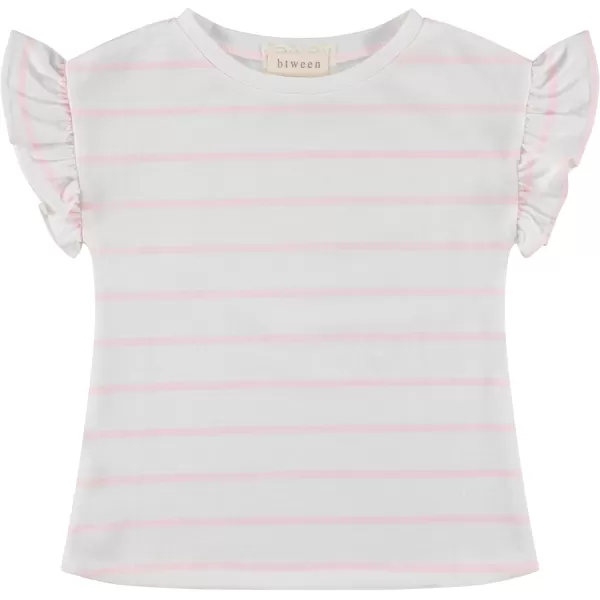 BTween Girls 6-Pack Casual Outfit Bundle with Ruffle Sleeve Tees, Peplum Tank Top, Skirt, Dolphin and Biker Shorts