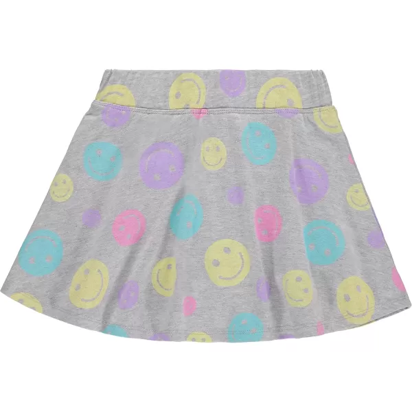 BTween Girls 6-Pack Casual Outfit Bundle with Ruffle Sleeve Tees, Peplum Tank Top, Skirt, Dolphin and Biker Shorts