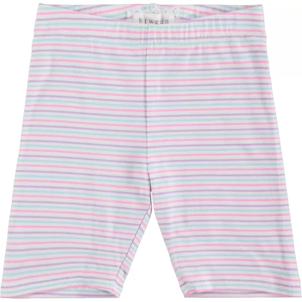BTween Girls 6-Pack Casual Outfit Bundle with Ruffle Sleeve Tees, Peplum Tank Top, Skirt, Dolphin and Biker Shorts