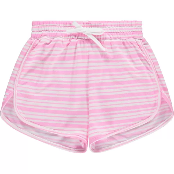 BTween Girls 6-Pack Casual Outfit Bundle with Ruffle Sleeve Tees, Peplum Tank Top, Skirt, Dolphin and Biker Shorts