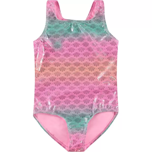 BTween Girls Multi Pack One Piece Swimwear - Unique Colors and Patterns, Sizes 4-16 for Kids and Toddlers