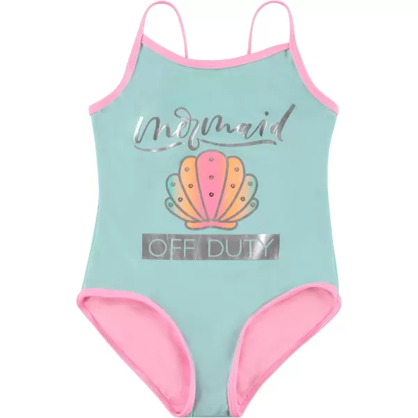 BTween Girls Multi Pack One Piece Swimwear - Unique Colors and Patterns, Sizes 4-16 for Kids and Toddlers