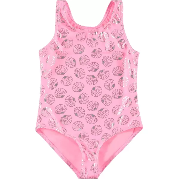 BTween Girls Multi Pack One Piece Swimwear - Unique Colors and Patterns, Sizes 4-16 for Kids and Toddlers