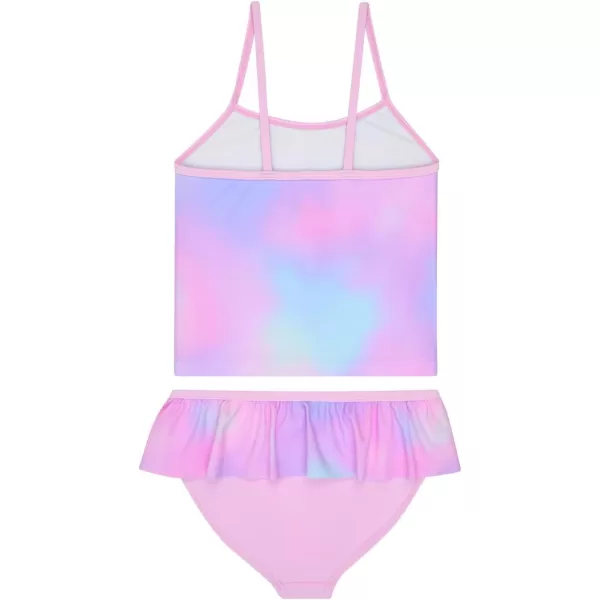 BTween Girls One Piece Bathing Suit &amp; 2-pc Tankini Swimsuit Set, Kids Cute Swimwear - Mermaid, Rainbow, Unicorn or Butterfly