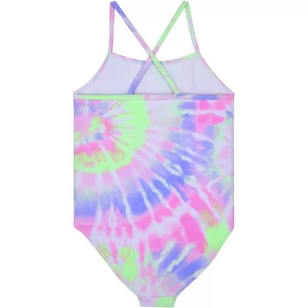BTween Girls One Piece Bathing Suit &amp; 2-pc Tankini Swimsuit Set, Kids Cute Swimwear - Mermaid, Rainbow, Unicorn or Butterfly