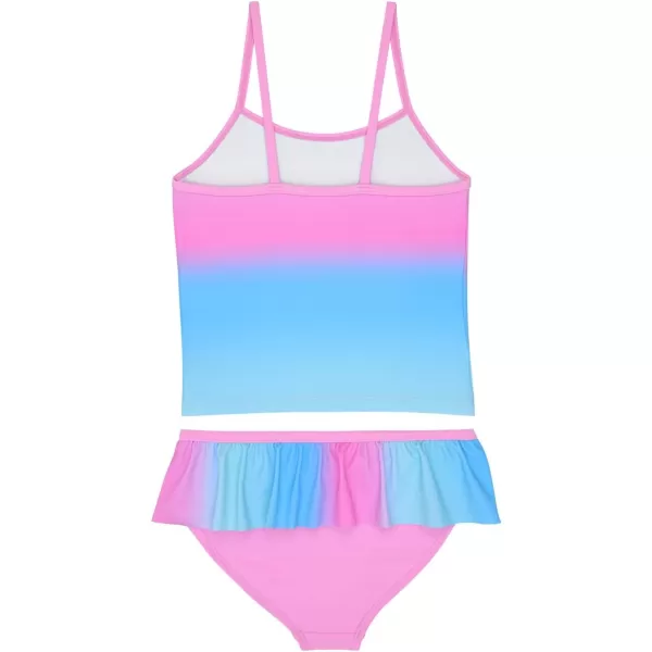 BTween Girls One Piece Bathing Suit &amp; 2-pc Tankini Swimsuit Set, Kids Cute Swimwear - Mermaid, Rainbow, Unicorn or Butterfly