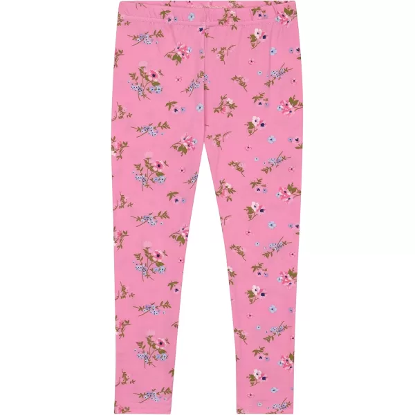 BTween Kids Girl's Fall Fashion Stretch Leggings Comfortable Bottoms Set- 4 Pack Bundle