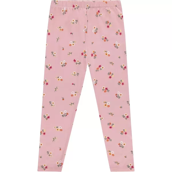 BTween Kids Girl's Fall Fashion Stretch Leggings Comfortable Bottoms Set- 4 Pack Bundle