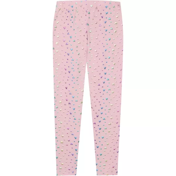 BTween Kids Girl's Fall Fashion Stretch Leggings Comfortable Bottoms Set- 4 Pack Bundle