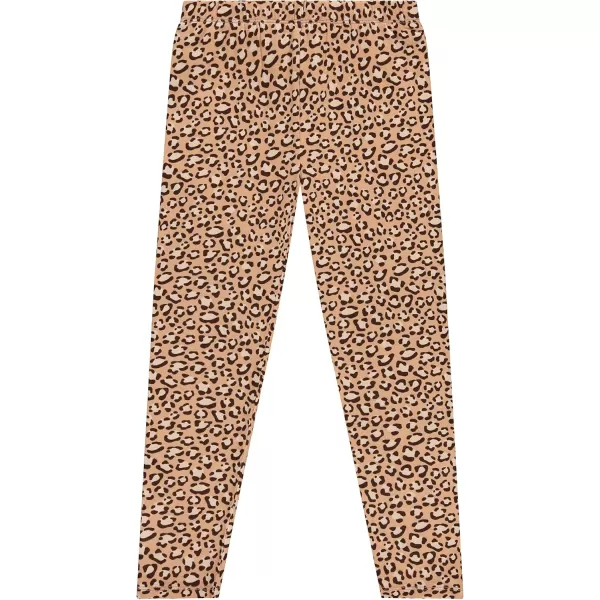 BTween Kids Girl's Fall Fashion Stretch Leggings Comfortable Bottoms Set- 4 Pack Bundle