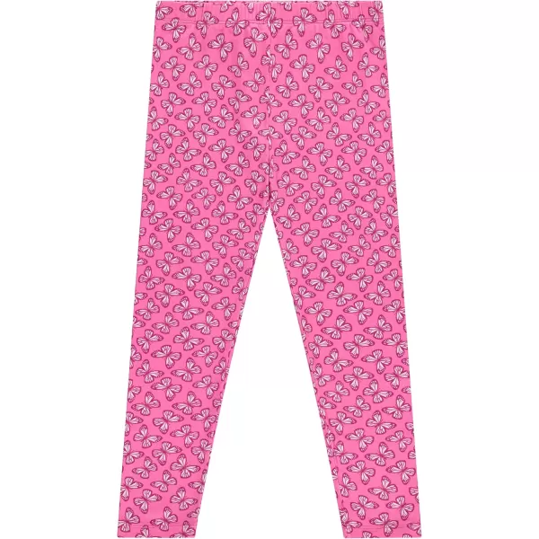 BTween Kids Girl's Fall Fashion Stretch Leggings Comfortable Bottoms Set- 4 Pack Bundle