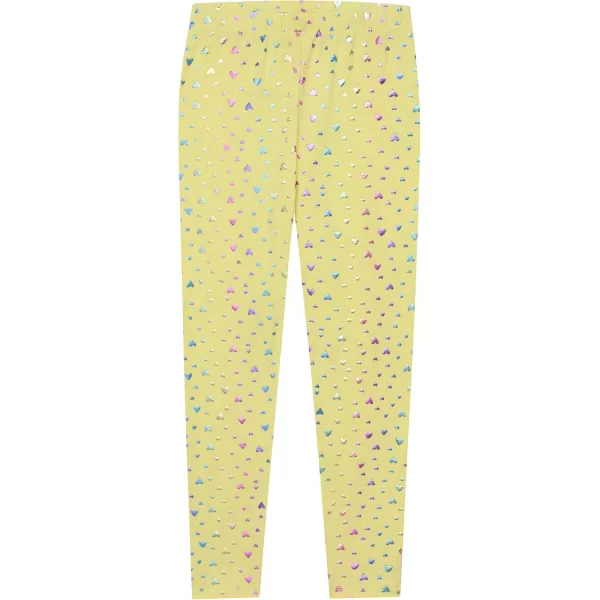 BTween Kids Girl's Fall Fashion Stretch Leggings Comfortable Bottoms Set- 4 Pack Bundle