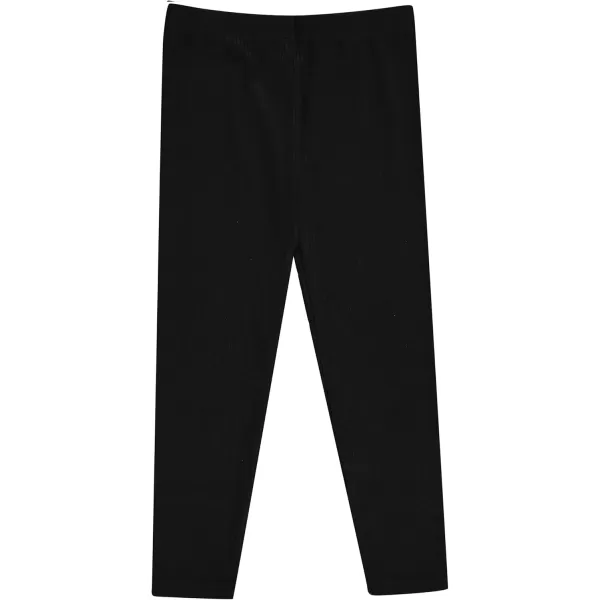 BTween Kids Girl's Fall Fashion Stretch Leggings Comfortable Bottoms Set- 4 Pack Bundle