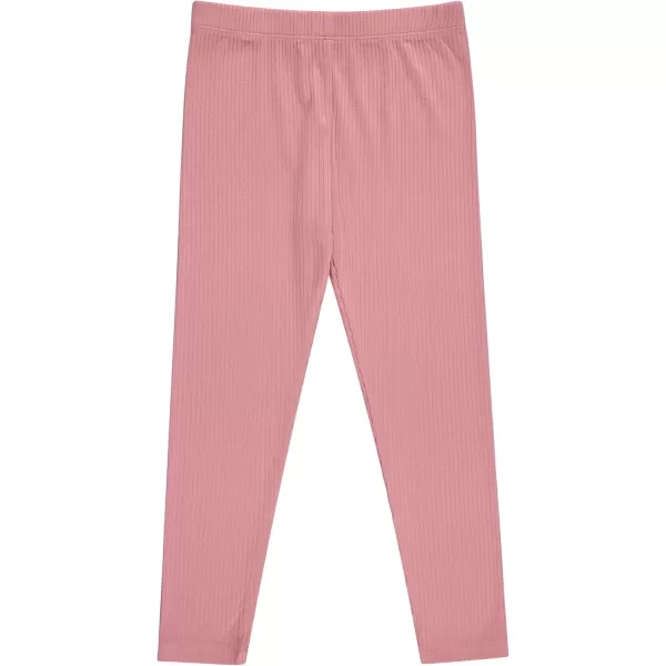 BTween Kids Girl's Fall Fashion Stretch Leggings Comfortable Bottoms Set- 4 Pack Bundle