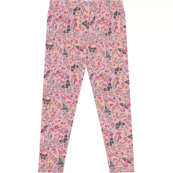 BTween Kids Girl's Fall Fashion Stretch Leggings Comfortable Bottoms Set- 4 Pack Bundle
