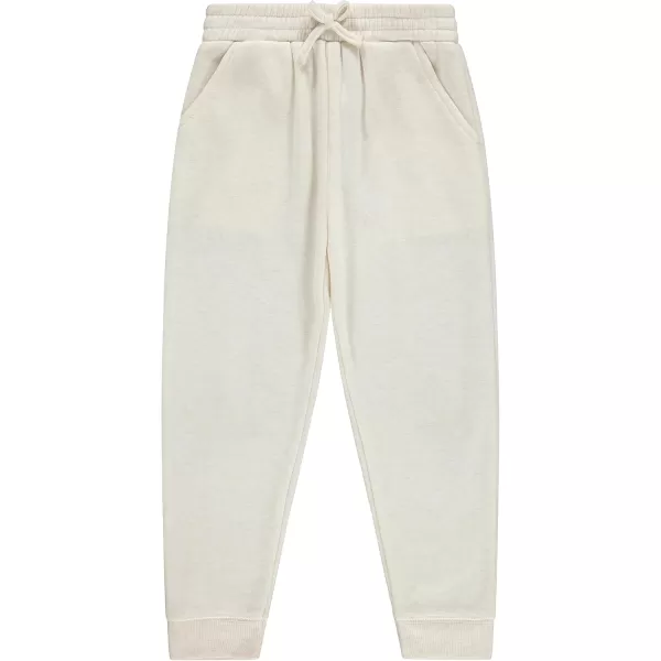 BTween Kids Girl's Fashion Stretch Waist Ultra Soft Jogger Pants Set - 3 Pack Bundle