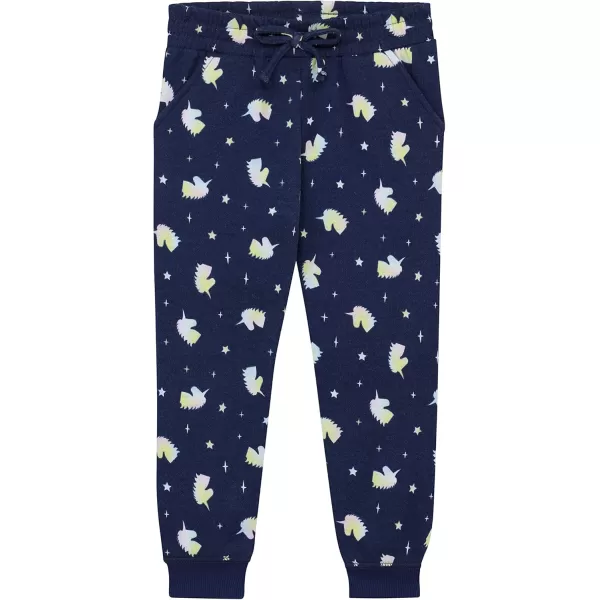 BTween Kids Girl's Fashion Stretch Waist Ultra Soft Jogger Pants Set - 3 Pack Bundle
