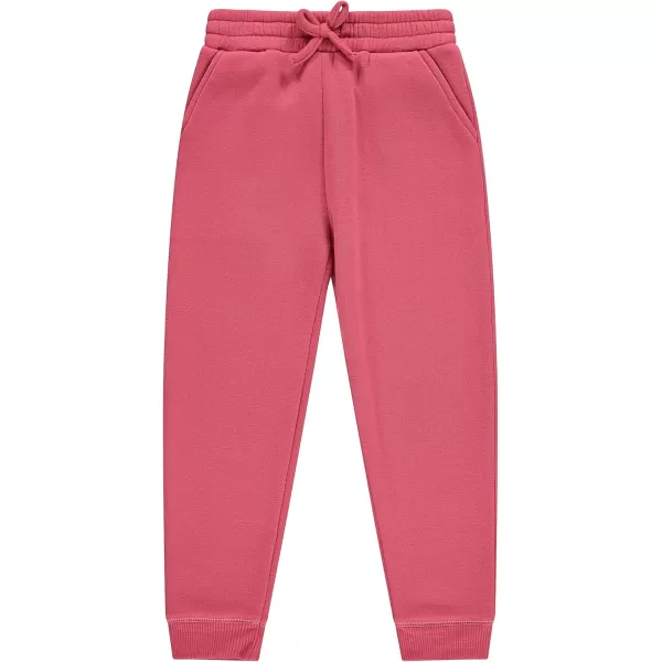 BTween Kids Girl's Fashion Stretch Waist Ultra Soft Jogger Pants Set - 3 Pack Bundle