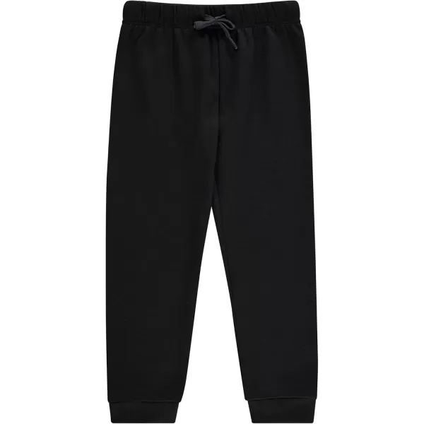 BTween Kids Girl's Fashion Stretch Waist Ultra Soft Jogger Pants Set - 3 Pack Bundle