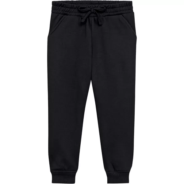 BTween Kids Girl's Fashion Stretch Waist Ultra Soft Jogger Pants Set - 3 Pack Bundle