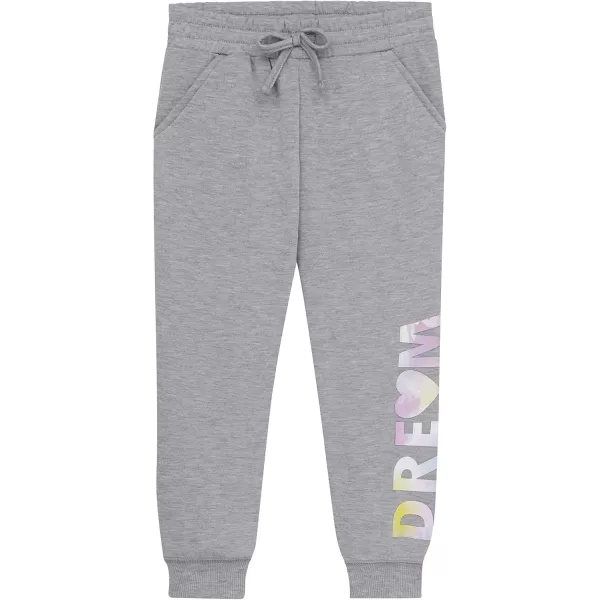 BTween Kids Girl's Fashion Stretch Waist Ultra Soft Jogger Pants Set - 3 Pack Bundle