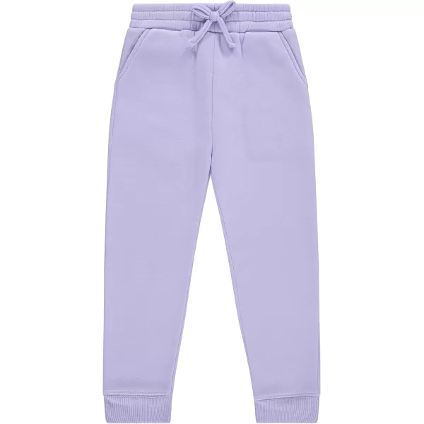 BTween Kids Girl's Fashion Stretch Waist Ultra Soft Jogger Pants Set - 3 Pack Bundle