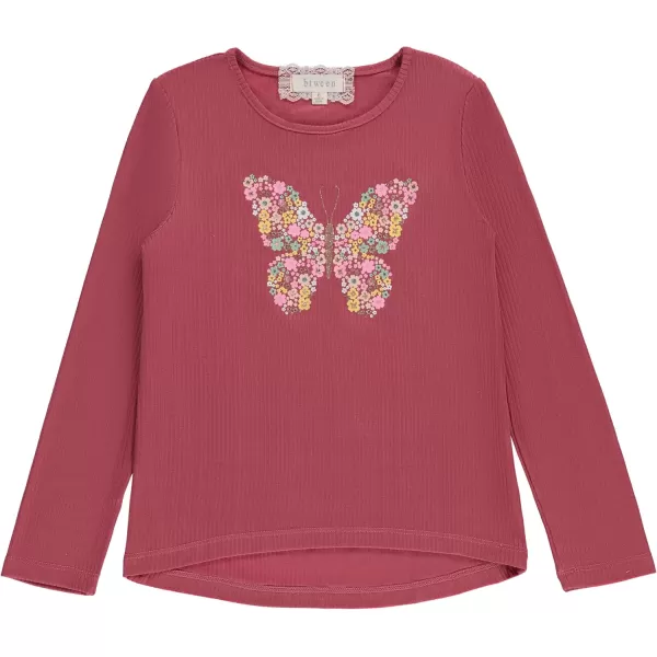 Girls Long Sleeve Fall Graphic Tops, School &amp; Sports Tees, 4 Pack Multiple Pattern Tshirts