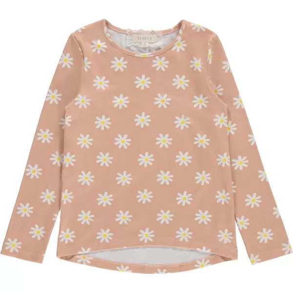Girls Long Sleeve Fall Graphic Tops, School &amp; Sports Tees, 4 Pack Multiple Pattern Tshirts