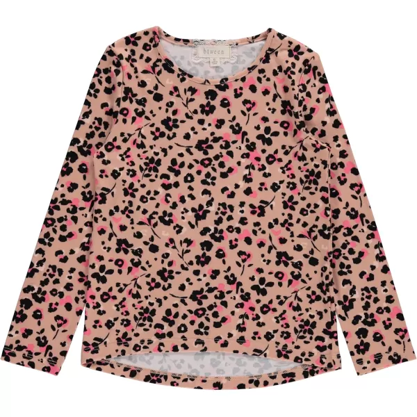 Girls Long Sleeve Fall Graphic Tops, School &amp; Sports Tees, 4 Pack Multiple Pattern Tshirts