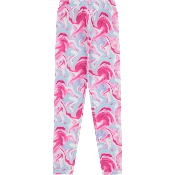 BTween 4-Piece Girls Pajamas, Long Sleeve Tie Dyed Girls Pajamas