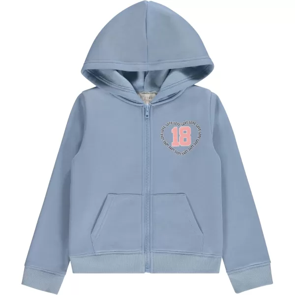BTween Girls' Hoodie Sweatshirt Set - Soft, Cozy, and Versatile - Pack of 3 with Full and Half Zips