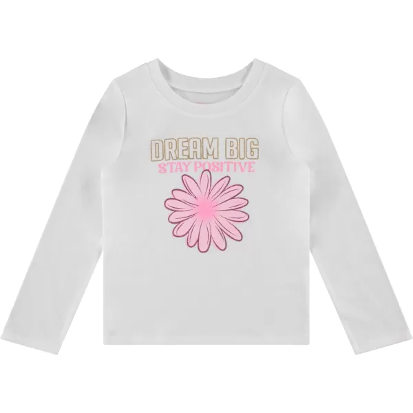 BTween Girls 4-Pack Long Sleeve Graphic T-Shirts - 100% Cotton, Fun &amp; Vibrant Designs