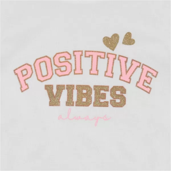 BTween Girls 4-Pack Long Sleeve Graphic T-Shirts - 100% Cotton, Fun &amp; Vibrant Designs