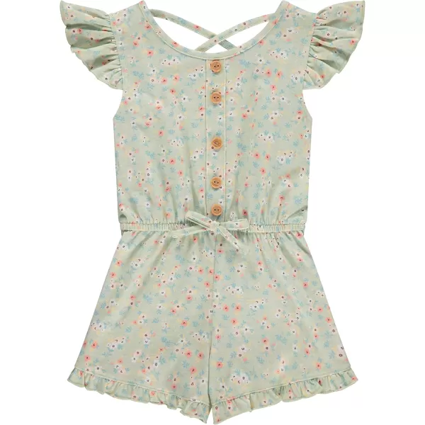 BTween 3-Pack Girls' Jumpsuits &amp; Rompers - Sleeveless &amp; Flutter Sleeve One Piece Overall Suit for Kids
